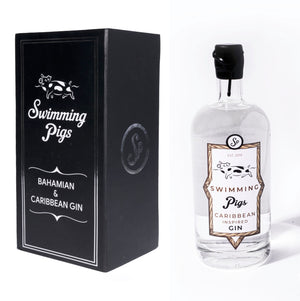 Luxury Edition Gift Box Inc. Swimming Pigs Caribbean Gin 70cl
